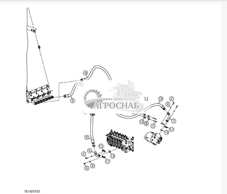 Pressure Lines (Feller Buncher) ( 